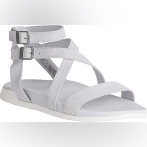 Chaco Rose Leather Gladiator Outdoor Hiking Sandals Granite Gray Size 8